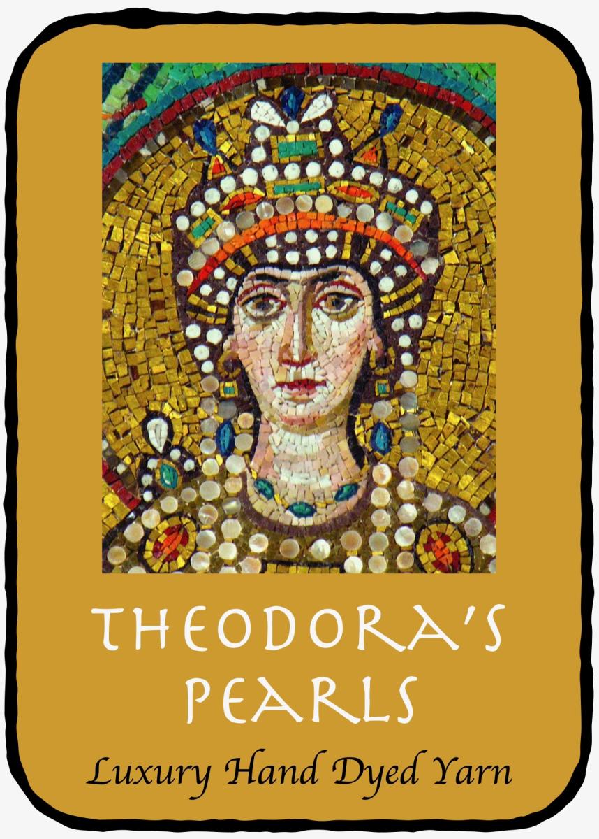 Theodora's Pearls, Fine Fibers logo